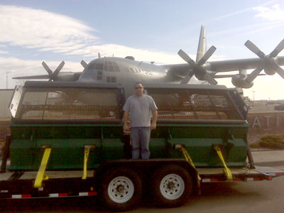 Darren of OMH ProScreen USA with soil screeners